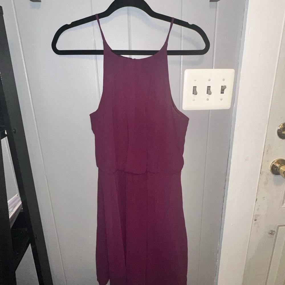 Purple dress